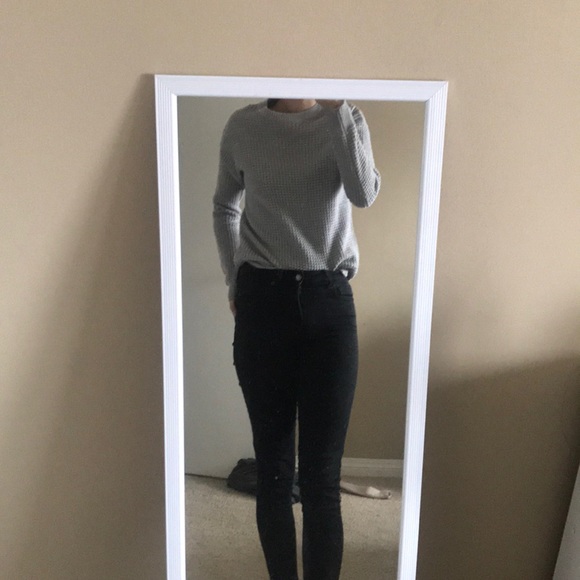 Grey Knit Ardene Sweater - Picture 2 of 3